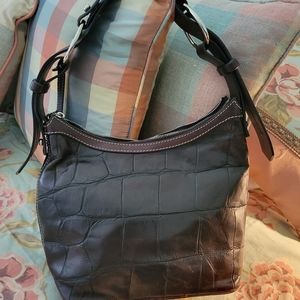 Dooney & Bourke dark brown leather purse